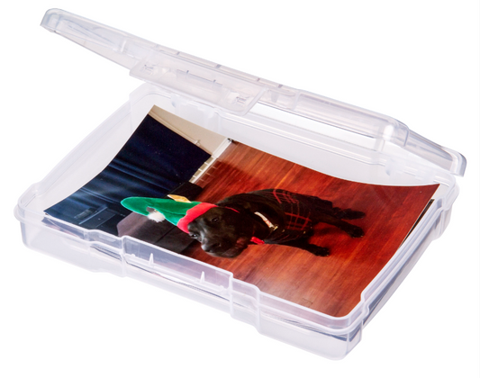 Essentials™ 4x6 Translucent Photo and Supply Storage Box